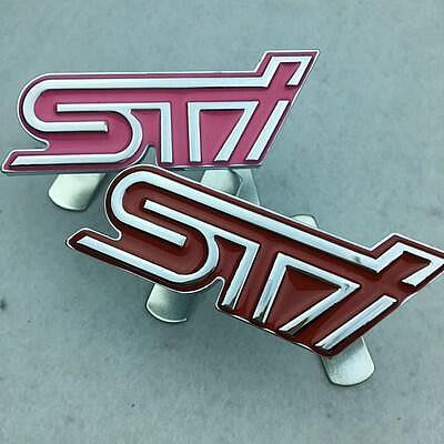 SUBARU STI 速霸陸 金屬水箱罩標 中網標  中網車標