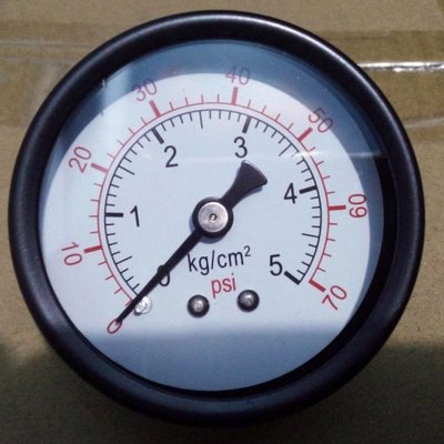 [CK五金小舖] 壓力錶 2" 5kg 埋入式 直立式 專業濾水器專用壓力錶 調壓錶 空壓機壓力錶 空壓錶 濾水錶