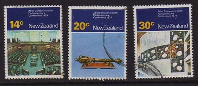 【雲品2】紐西蘭New Zealand 1979 Sc 698-700 set FU 庫號#B533 16169