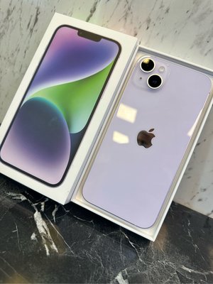 原廠保2024.06💟 iPhone14 + 128g 紫色 14plus  