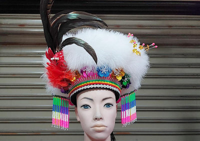 【綺妹手創雜貨】原住民服飾 阿美族頭飾 公主帽