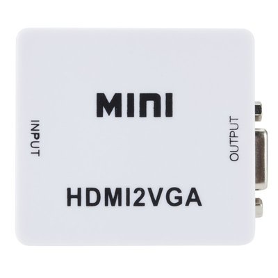 現貨 HDMI轉VGA轉換器帶音頻 機頂盒轉VGA 小米盒子電腦接投影儀顯示器