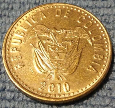 哥倫比亞 KM#285.2 2010 100 Pesos