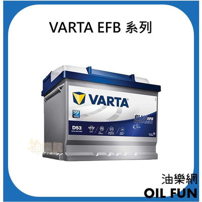 【油樂網】✨免運 德國 VARTA EFB 汽車電池 電瓶 怠速熄火 各種型號都歡迎詢問