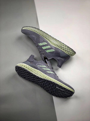 Adidas Consortium Future Runner 4D 灰綠 科技 鏤空 時尚 運動 慢跑鞋 D9697公司級