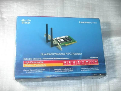 Linksys WMP600N Wireless-N 雙頻 PCI 無線網路卡 Linksys" by Cisco