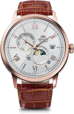 日本正版 Orient 東方 Bambino RN-AK0801S 男錶 手錶 機械錶 皮革錶帶 日本代購