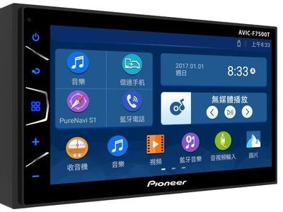 【全昇音響】Pioneer AVIC-F7500T 內建導航/MP3/USB/藍芽/手機鏡像
