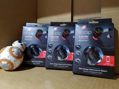 olloclip lens system 3-in-1 鏡頭 for iPhone 5/5s 黑色 [出清]