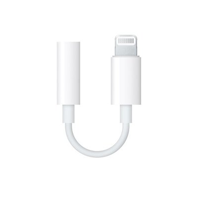柒原廠 Apple iPhone 7 8 X IX Lightning 對 3.5 mm A1749 耳機插孔轉接器裸裝