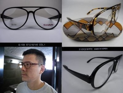 信義計劃 眼鏡 EveryBody T-159 韓國製 光學眼鏡 可彎曲 不變形 復古 大框 藍光 eyeglasses