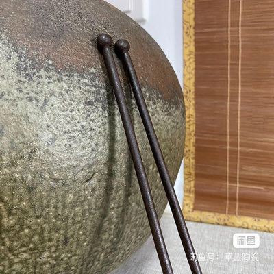 日本百年鐵制火箸14407