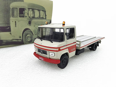 汽車模型 IXO 1/43 MERCEDES BENZ L608D 奔馳拖車合金模型