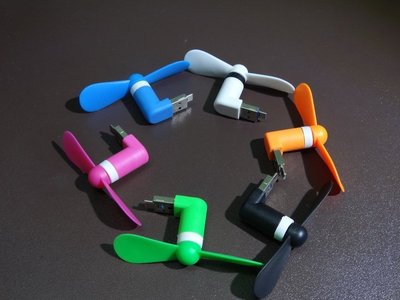 現貨[yo-hong]Micro+USB 2合1接頭 小米風扇 USB風扇 安靜 大風力 安卓風
