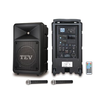 TEV TA-680藍芽/USB/SD雙頻無線擴音機 (兩支麥克風)