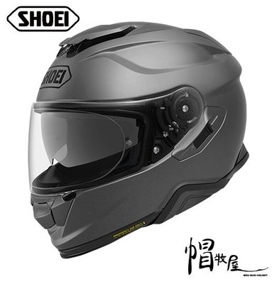 【帽牧屋】日本 SHOEI GT-AIR II 全罩式安全帽 公司貨 內置墨片 進口帽 透氣 內襯全可拆 消光灰