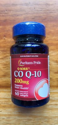 代購美國Puritan's Pride CO Q10 輔酶200mg 60粒心臟保護