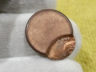 變體幣   NG幣  超大位移  美國美金1分銅板  罕見約65%位移變體錢幣