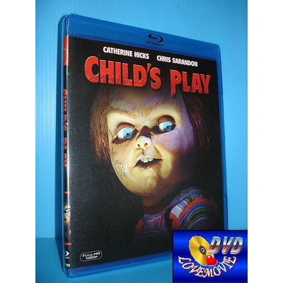 A區BD藍光台灣正版【靈異入侵 Child's Play (1988)】[含中文字幕]全新未拆《時空迷情：凱薩琳希克絲》