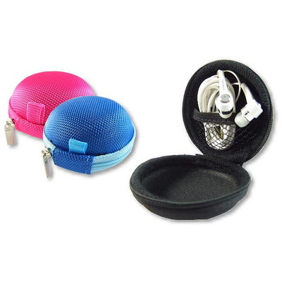 馬卡龍耳機包 適用 收納包 零錢包 耳機收納盒