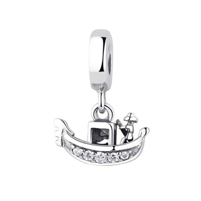 【Lydia代購】PANDORA潘朵拉 歐美風格適用于手鏈吊墜飾品配件925純銀小船DIY創意設計串珠