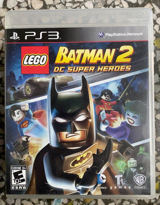 PS3 游戲 樂高蝙蝠俠2 美版英文 盤面微痕 箱說齊全11212