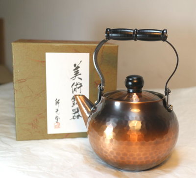 SHINKO~日本製造~新光堂~BC202~0.37L~鎚目急須~純銅泡茶壺~日本製造~銅壺~超商取貨免運~