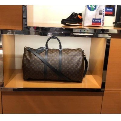 Louis Vuitton x supreme keepall 45 Black Leather ref.467413 - Joli Closet