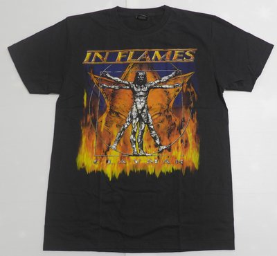 【Mr.17】In Flames 烈燄邪神樂團 Clayman 旋律死亡金屬搖滾樂團 T-SHIRT短袖 (H790)