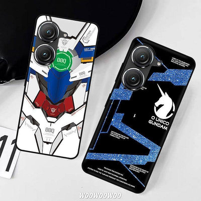 華碩 ZenFone 9 矽膠手機殼 Gundam Zs696ks Cool Armor Zenfone9 定制新品潮保