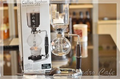 【里德咖啡烘焙王】Hario 虹吸式 咖啡壺 TCA-3 3杯份 附酒精燈 咖啡匙 濾器