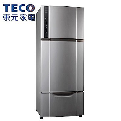 TECO 東元 UV 光觸媒 殺菌燈 三門 DC 變頻 鏡面 電冰箱 543L R5552VXLH 晶鑽灰 1級能源效率