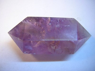 【尋寶坊】高檔紫黃水晶雙尖水晶柱(雙尖紫黃晶柱)~《低起標.無底價》長60mm~