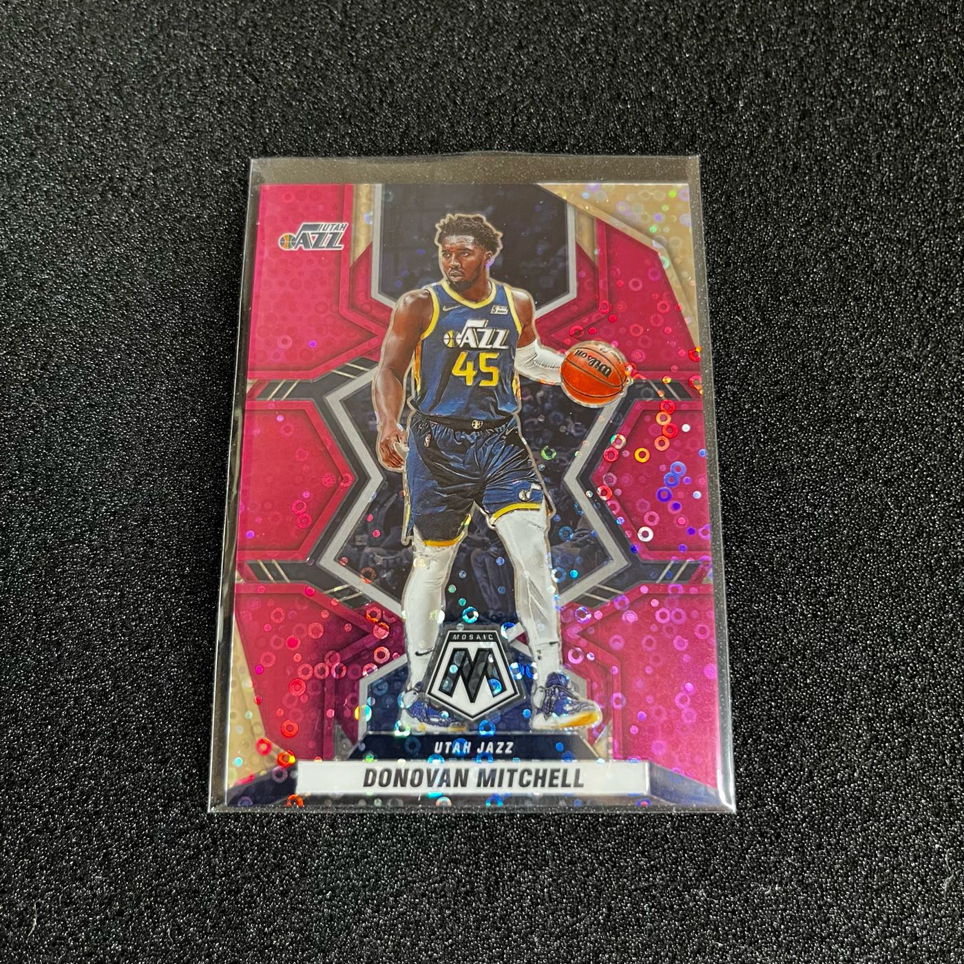 Donovan Mitchell 2021-22 Mosaic Pink Fast Break Prizm /20 多諾萬