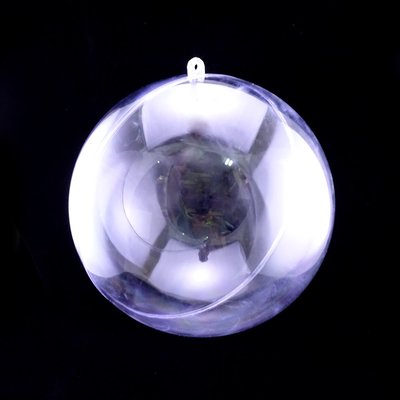 透明球DIY手工材料 透明半開球-6cm