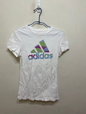 「 二手衣 」 Adidas 女版短袖上衣 S號（白）62