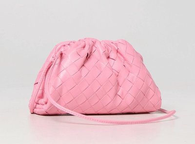 【23春季最低折扣】Bottega veneta BV 專櫃真品 Mini 編織雲朵包 粉色