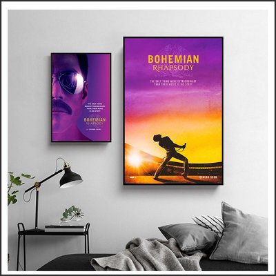 藝術微噴 電影海報 波希米亞狂想曲 Bohemian Rhapsody 嵌框畫 @Movie PoP 賣場多款海報~