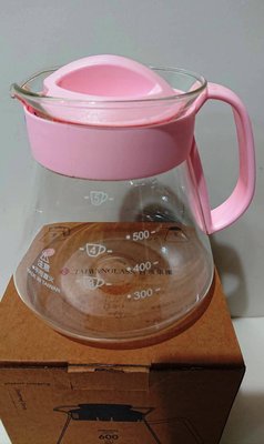 全新瘋cafe耐熱玻璃壺600ml/刻度咖啡壺/花茶壺/台玻製造