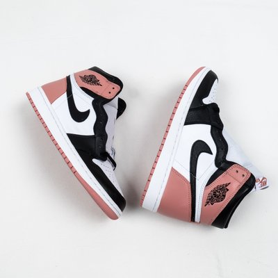 Air Jordan 1 Retro Rust Pink 黑粉腳趾 臟粉 籃球鞋 男鞋 861428-101