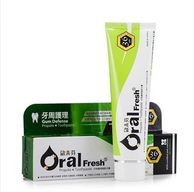 *魅力十足* Oral Fresh歐樂芬牙周護理蜂膠牙膏(綠)120g