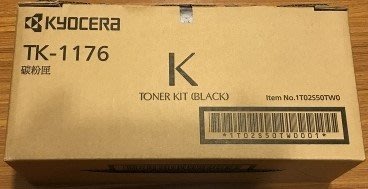 【KS-3C】含稅Kyocera TK-1176 原廠黑色碳粉 適用ECOSYS M2540dn