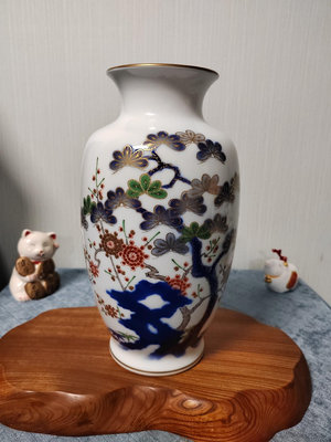 x日本回流 宮廷皇室御用深川制花瓶花器花入花生賞瓶插花裝飾擺件