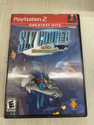 PS2遊戲片 SLY COOPER英文版 PS2懷舊遊戲片 二手 (可以讀片