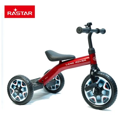 現貨汽車模型機車模型擺件rastar星輝路虎兒童三輪車腳踏車2-5歲寶寶童車自行車鋼管安全