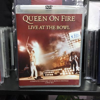 @@80 美版進口全新  2 DVD Queen / On Fire Live at the Bowl