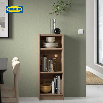 全館免運 IKEA宜家BILLY畢利書架落地書架置物柜書柜現代簡約北歐 可開發票