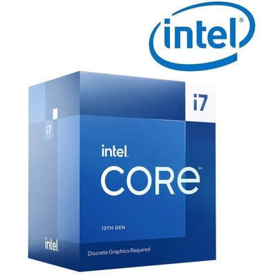 現貨】全新 INTEL 英特爾 I7-13700F CPU 中央處理器 16核24緒 5.2GHz 原廠風扇【公司貨