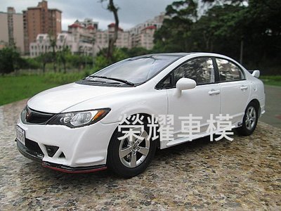 榮耀車模型..個人化訂製，將愛車複製成汽車模型-本田 喜美 HONDA CIVIC FD2 8代 MUGEN 顏色可製作