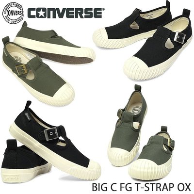 TSU 日本代購CONVERSE BIG C FG T-STRAP OX 防水加工 女鞋